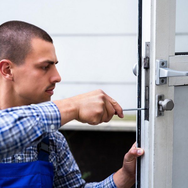 All City Locksmith team at a commercial property