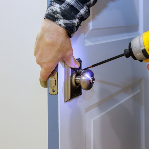 All City Locksmith team replacing home locks